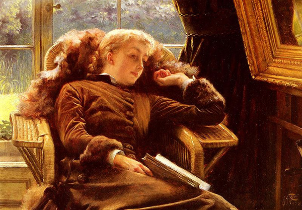 Джеймс Тиссо. Кэтлин Ньютон в кресле. 1878. Холст, масло. Частная коллекция